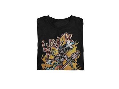 Slayer Slain By The Sword Jumbo Print Mens T Shirt Black