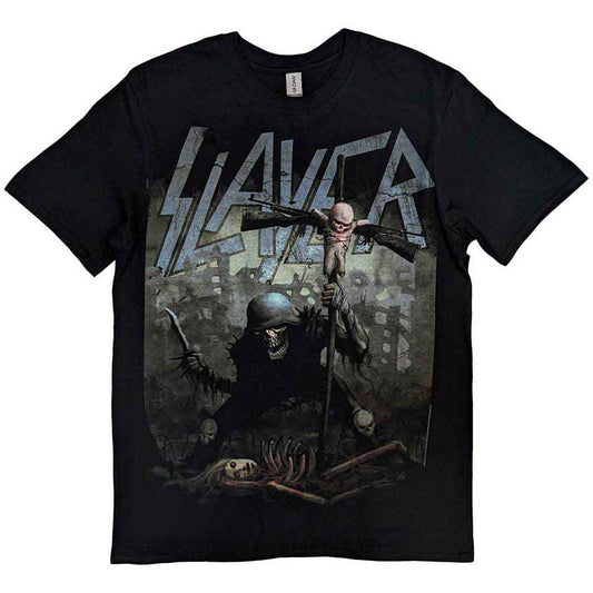 SLAYER Soldier Cross Mens T Shirt Officially Licensed