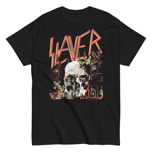 Slayer South Skull Officially Licensed Mens T Shirt Black