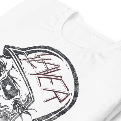 Slayer Stamped Skull Officially Licensed Mens T Shirt Black