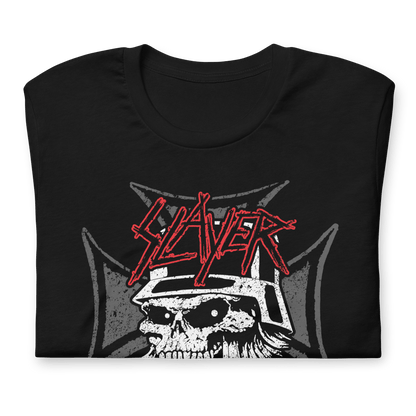 Slayer Sticks and Skulls Officially Licensed Mens T Shirt Black