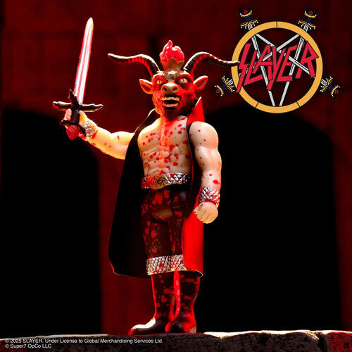 Super7 - Slayer - ReAction Figures - Minotaur (Reign In Blood) (Exclusive) (AE Exclusive, Collectible, Figure, Action Figure) |