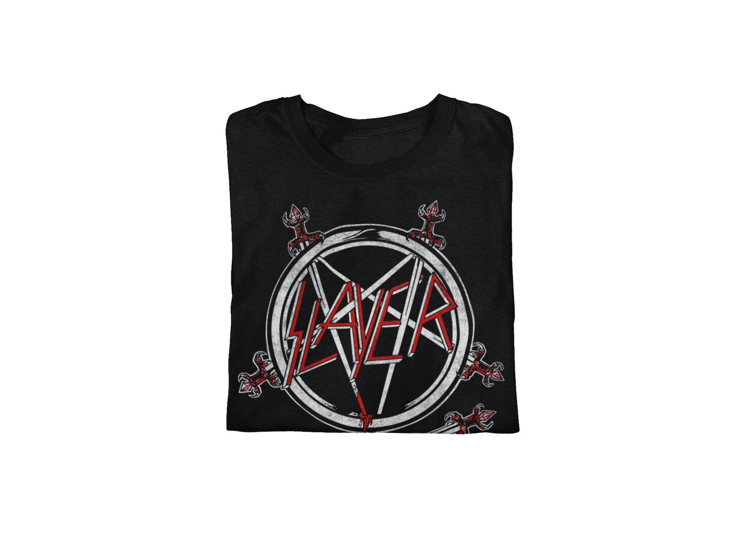 Slayer Sword Logo Jumbo Print Mens T Shirt Black