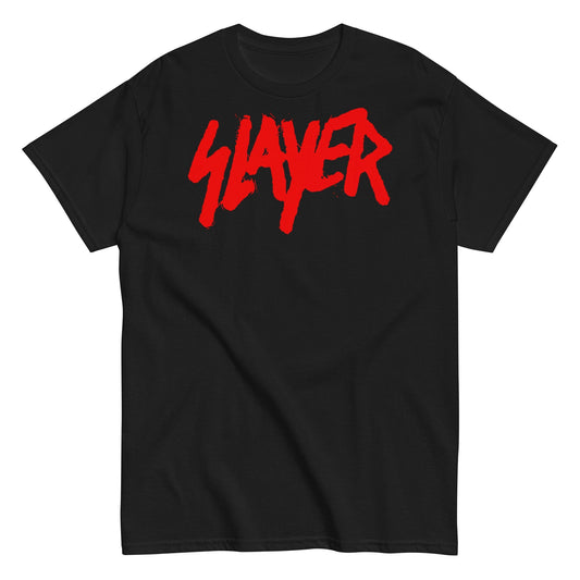 Slayer Tagged Logo Mens T Shirt Black