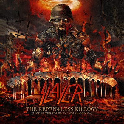 SLAYER - The Repentless Killogy (Live at the Forum in Inglewood, Ca) (Amber Smoke Colored Vinyl, Gatefold LP Jacket) (2 Lp's) Vinyl Record