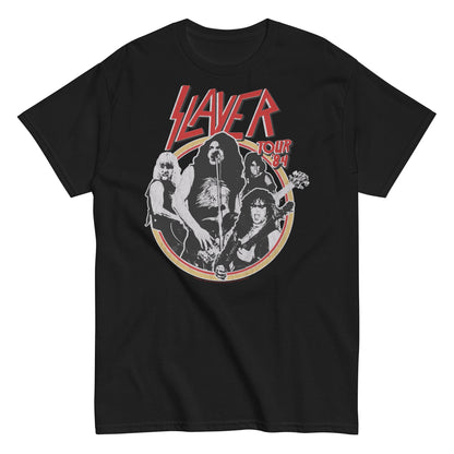 Slayer Tour '84 Officially Licensed Mens T Shirt Black