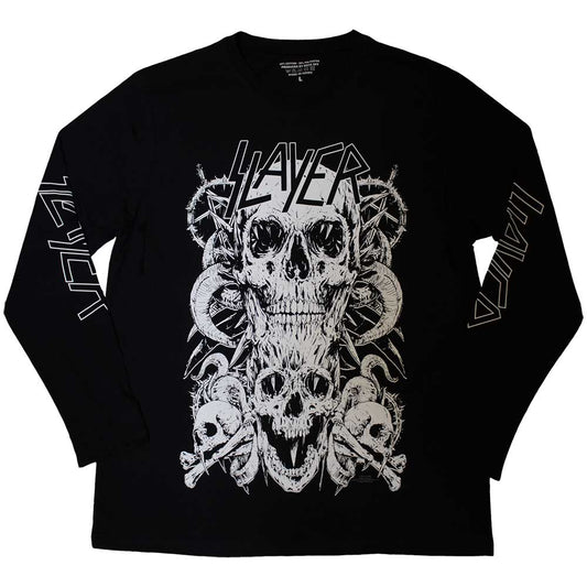 SLAYER White Skulls [T-Shirt]
