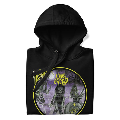 Slayer Yellow Undead Classic Mens Hoodie Black