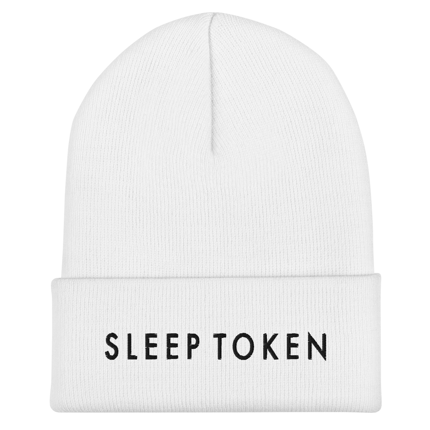 Sleep Token Embroidered Beanie Hat White Officially Licensed