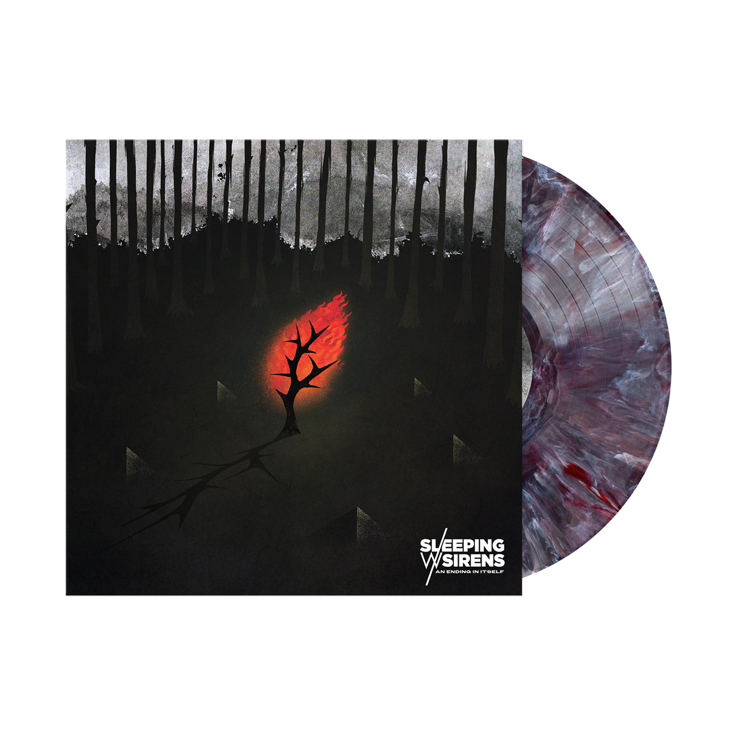 Sleeping With Sirens - An Ending In Itself [Black/White/Red Swirl Lp]  Vinyl Record