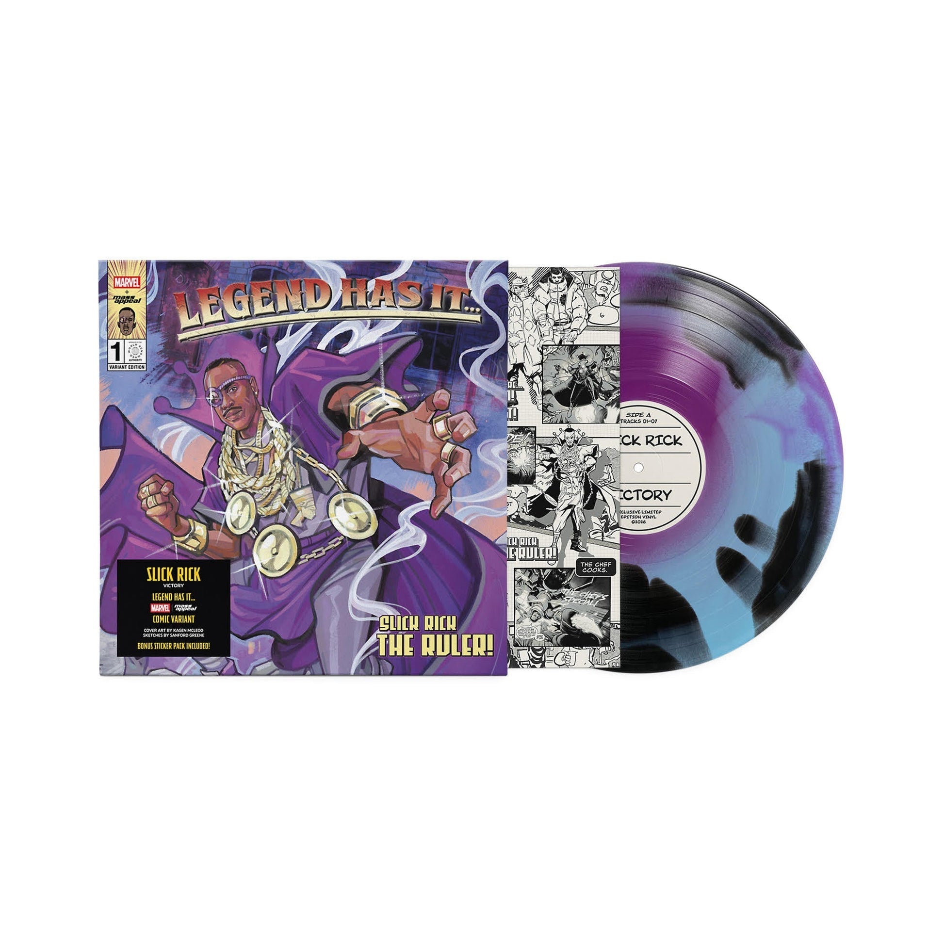 Slick Rick - Victory [Purple/Black Marble Vinyl] [Vinyl] Vinyl Record