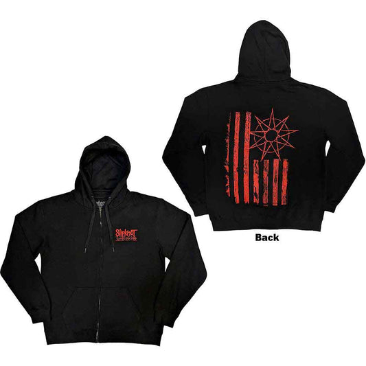 Slipknot 9-Point Flag Hoodie Sweatshirt Officially Licensed