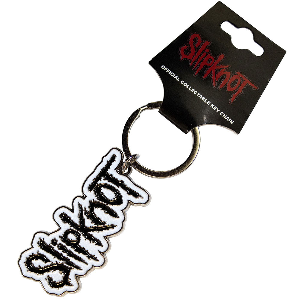 Slipknot Black Logo White Border