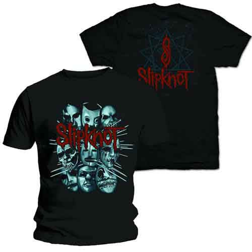 Slipknot Masks 2 [T-Shirt] Officially Licensed