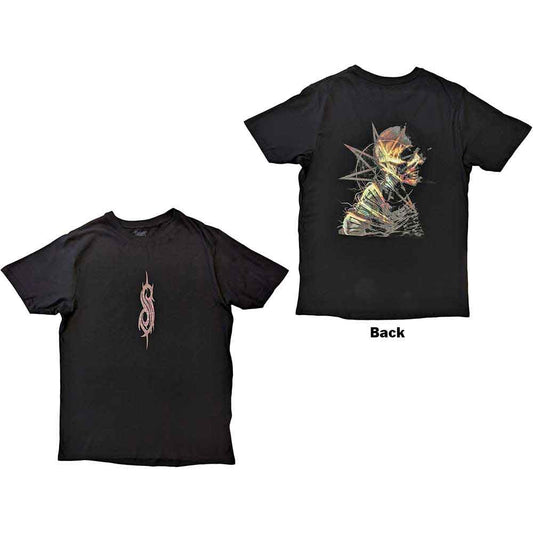 Slipknot Skeleton & Pentagram Mens T Shirt Officially Licensed
