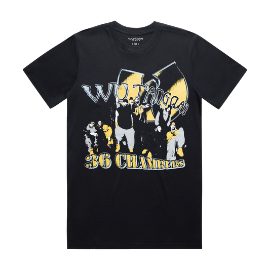 Wu-Tang Clan Officially Licensed Shaolin Mens T Shirt Black
