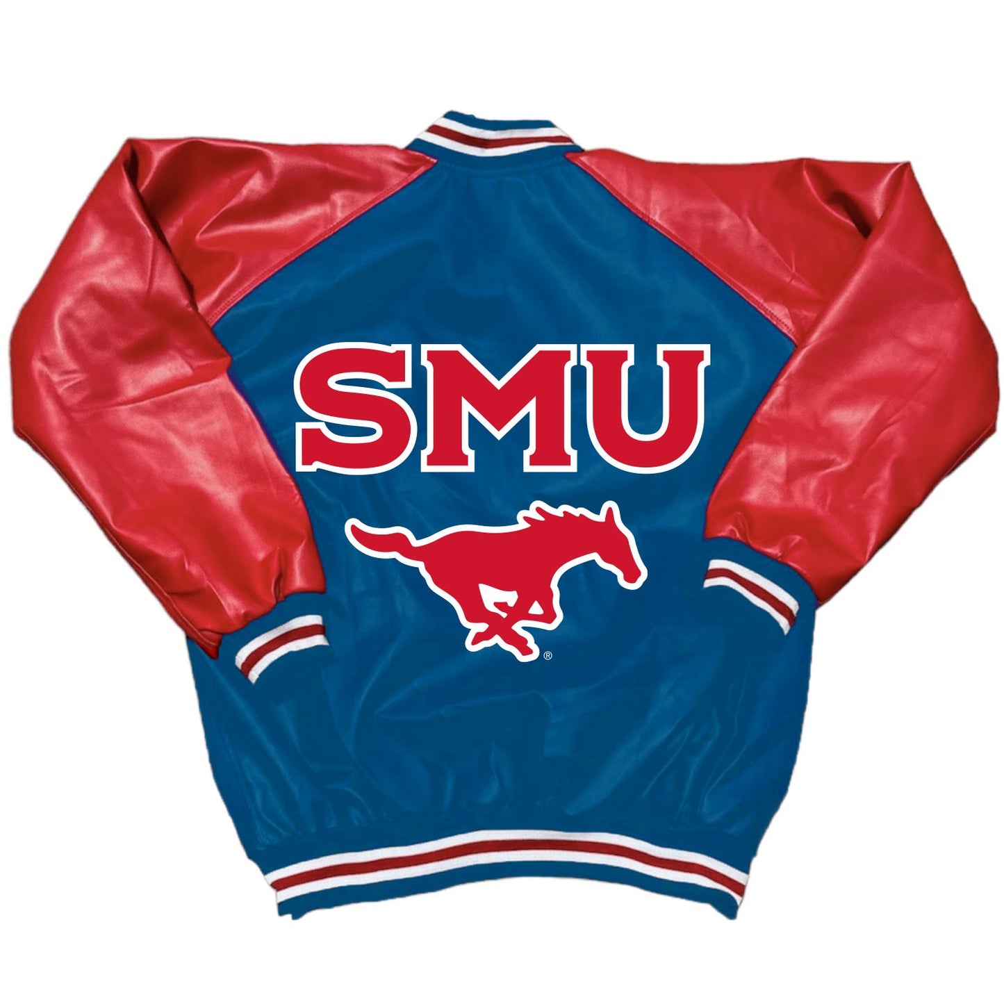 SMU Mustangs Varsity Letterman Jacket Officially Licensed