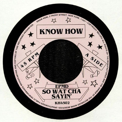 So What Cha Sayin' / You Gots To Chill  Generic Vinyl Record