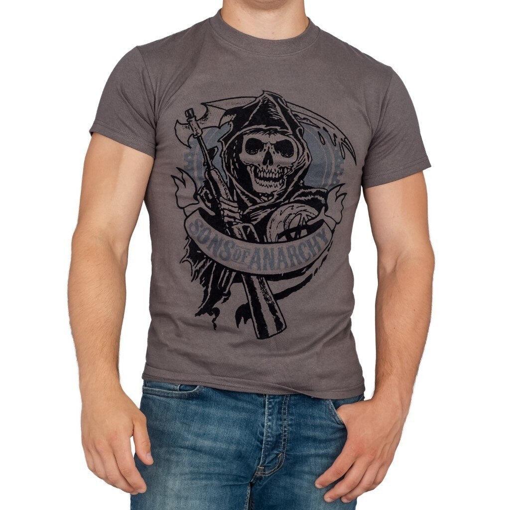 SOA Velvet Flocked Gear Logo T-Shirt