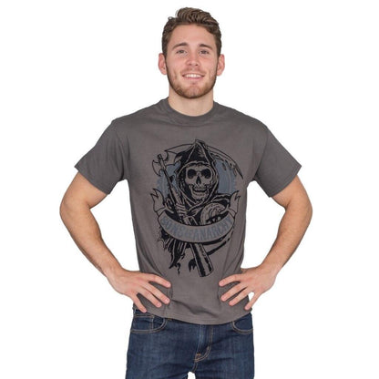 SOA Velvet Flocked Gear Logo T-Shirt