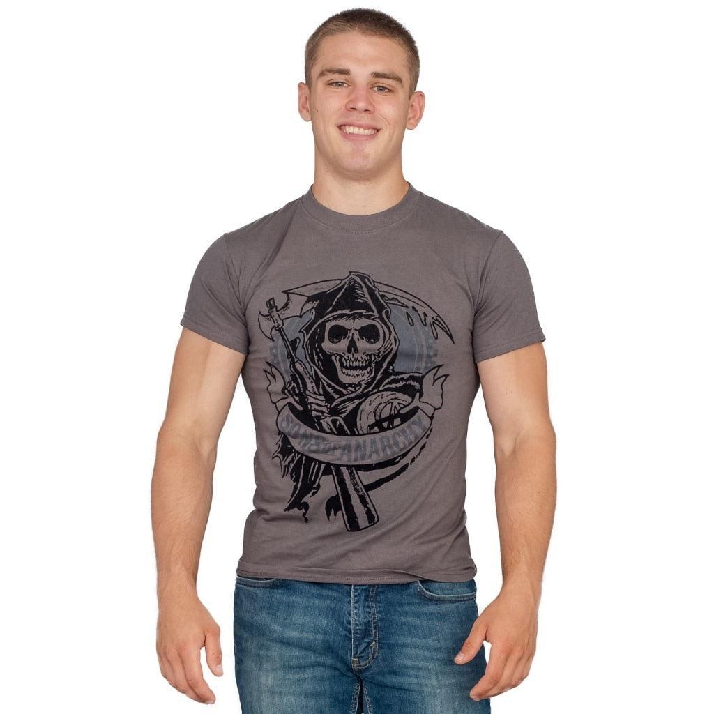 SOA Velvet Flocked Gear Logo T-Shirt