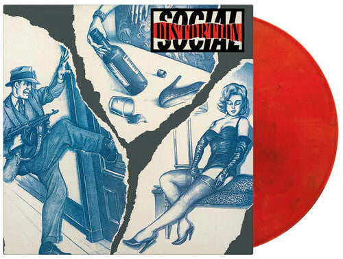 Social Distortion - Social Distortion (Limited 180G) [Translucent Red, Black & White Marble Vinyl] [Import] [Vinyl] Vinyl Record