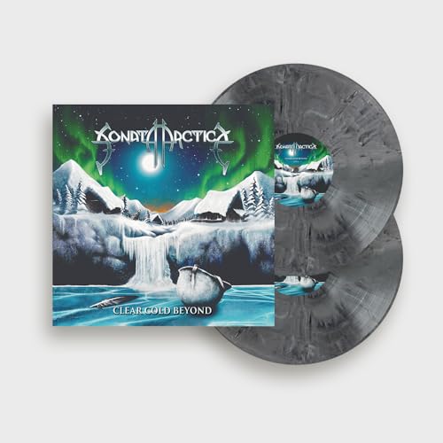 Sonata Arctica - Clear Cold Beyond 2LP (white & black marbled) in gatefold Vinyl Record