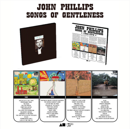 PRE-ORDER John Phillips - Songs of Gentleness 1972-1976 (4LP Boxset) Vinyl Record