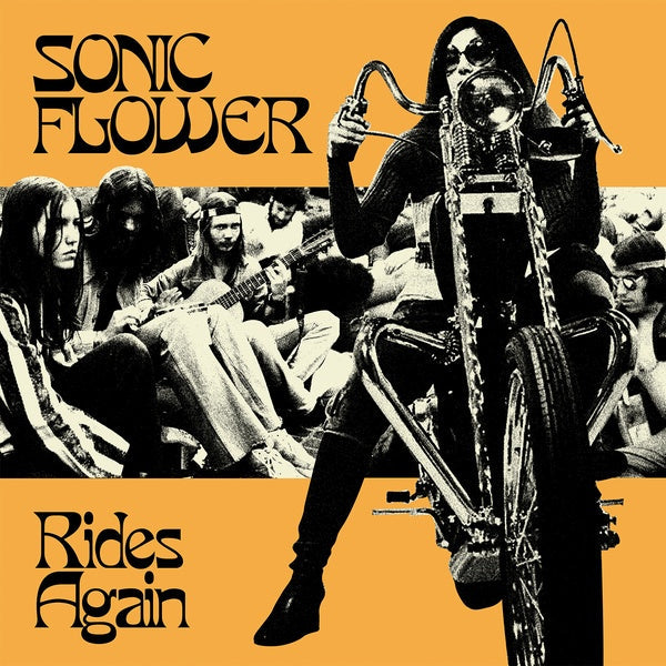 SONIC FLOWER - Rides Again (Cornetto Yellow With Black Stripes Vinyl) Vinyl Record