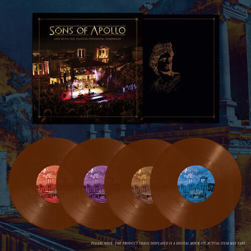 Sons Of Apollo - Live With The Plovdiv Psychotic Symphony [Amber] [4LP Box Set] [Vinyl] Vinyl Record