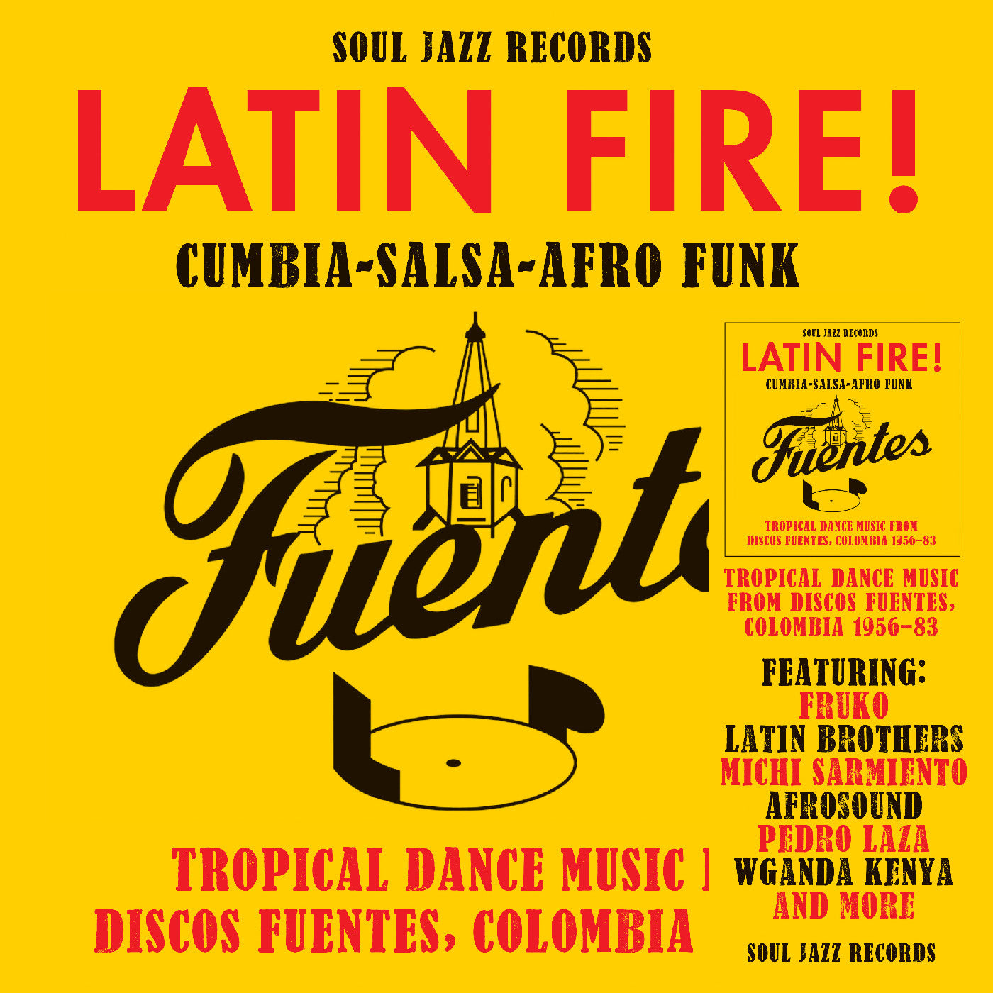 Colombia 1956-83 Latin Fire! Cumbia–Salsa–Afro-Funk: Tropical Dance Music From Discos Fuentes [Vinyl] Vinyl Record