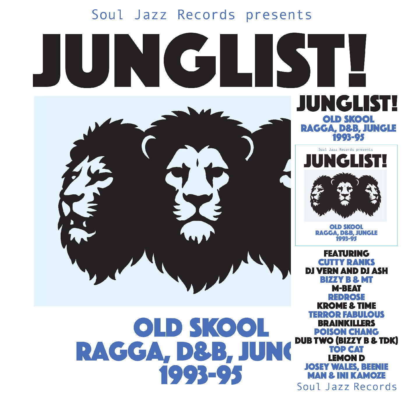 JUNGLIST! Old Skool Ragga, D&B, Jungle Music CD