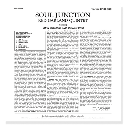 Soul Junction (Original Jazz Classics Series) (180g LP) Vinyl Record