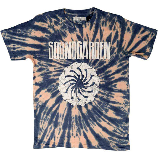 Soundgarden Logo Swirl Mens Tie Dye T Shirt Officially Licensed