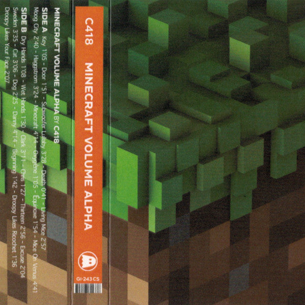 Minecraft Volume Alpha Cassette Tape
