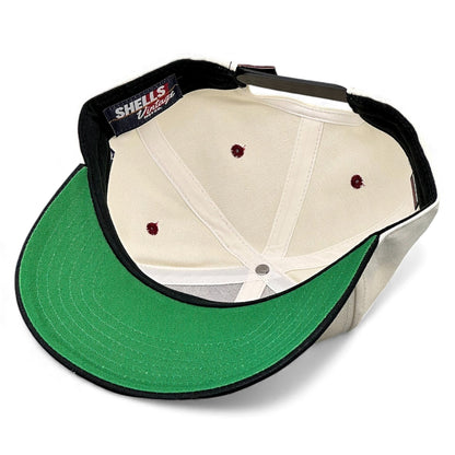 South Carolina Snapback Hat - The Willy B (Cream/Black)