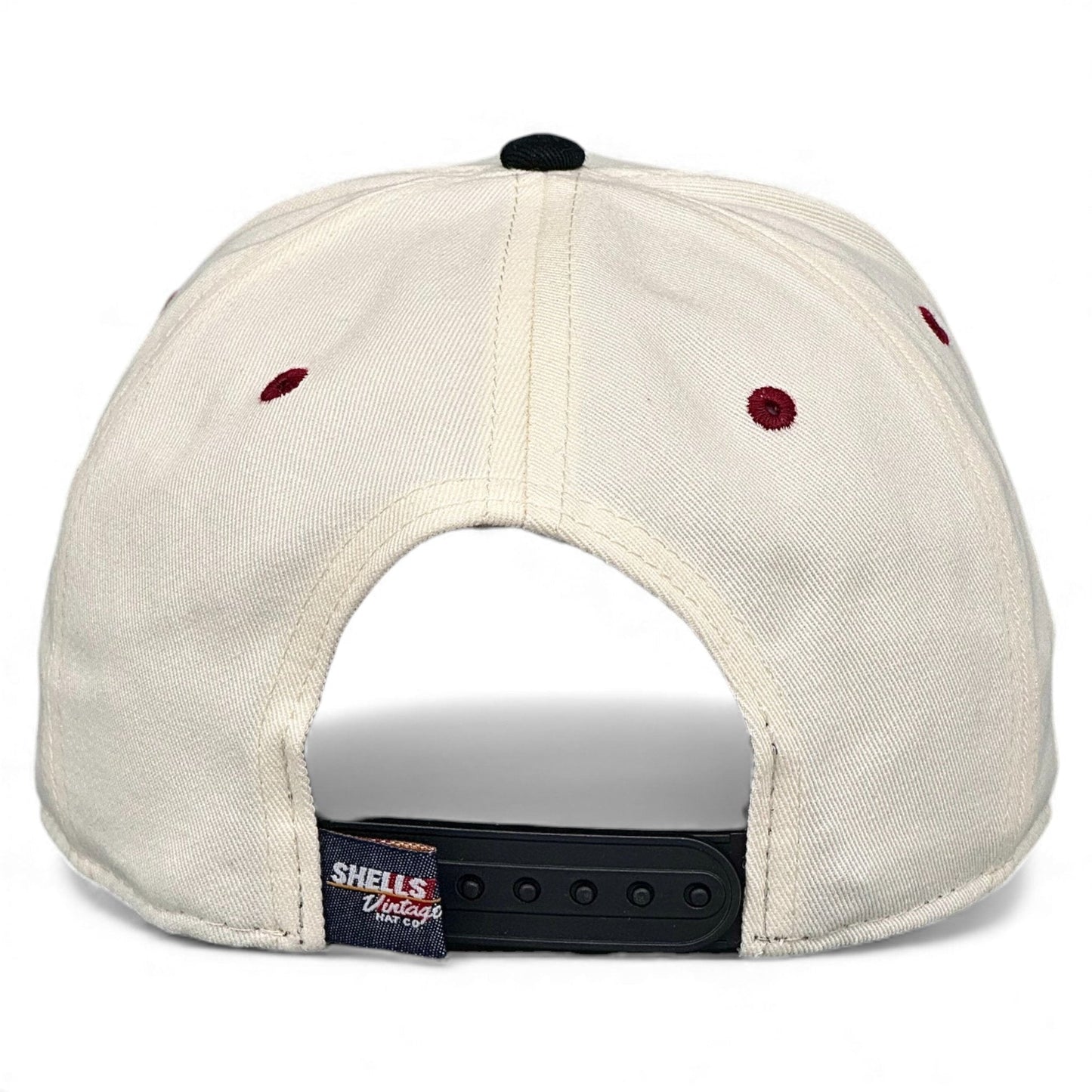 South Carolina Snapback Hat - The Willy B (Cream/Black)