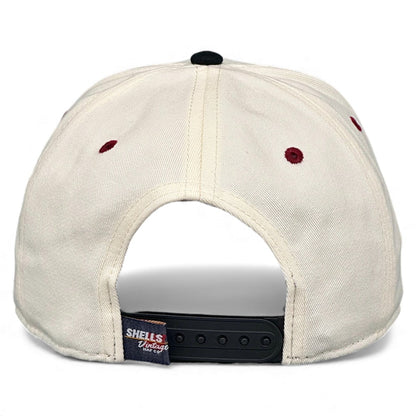 South Carolina Snapback Hat - The Willy B (Cream/Black)