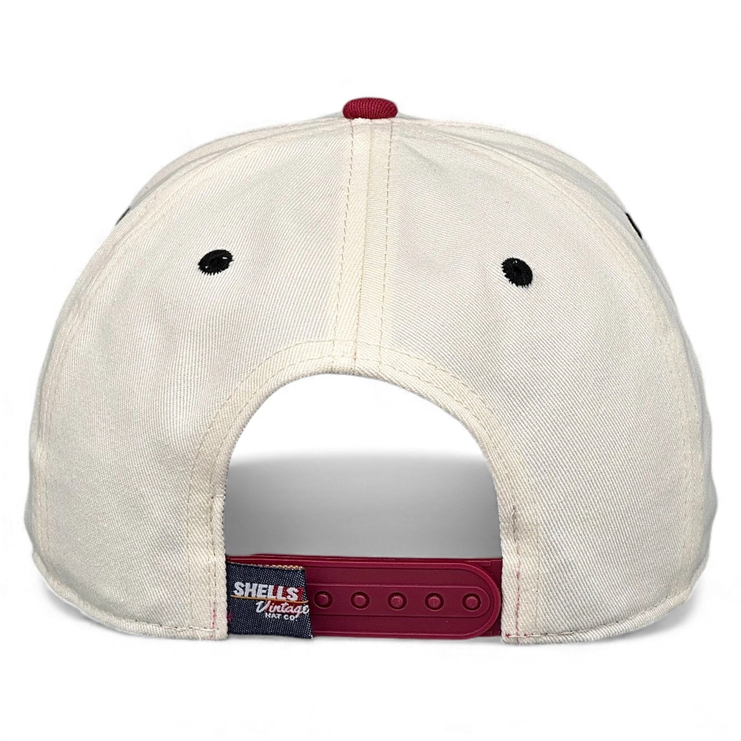 South Carolina Snapback Hat - The Willy B (Cream/Garnet)