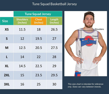 Space Jam Tune Squad Basketball Jersey Costume