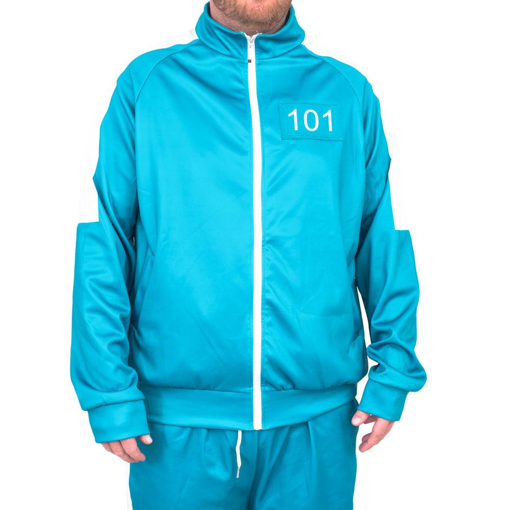 Squid Costume Green Jacket and Pants Halloween Cosplay