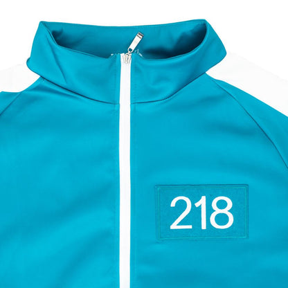 Squid Costume Green Jacket and Pants Halloween Cosplay