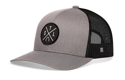 St. Louis Trucker Hat  |  Black STL X Snapback