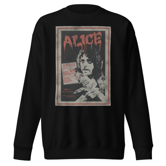 Stakes Alice Cooper Madhouse Vintage Sweatshirt [Apparel]