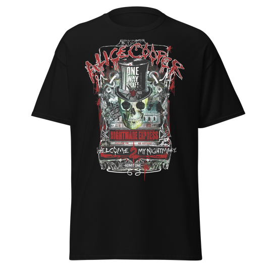 Stakes Alice Cooper Nightmare Express Jumbo Print T-Shirt [Apparel]