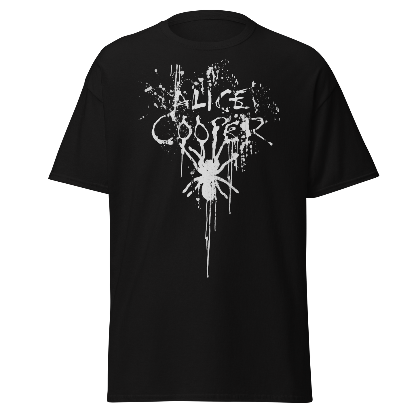 Stakes Alice Cooper Spider Drip Jumbo Print T-Shirt [Apparel]