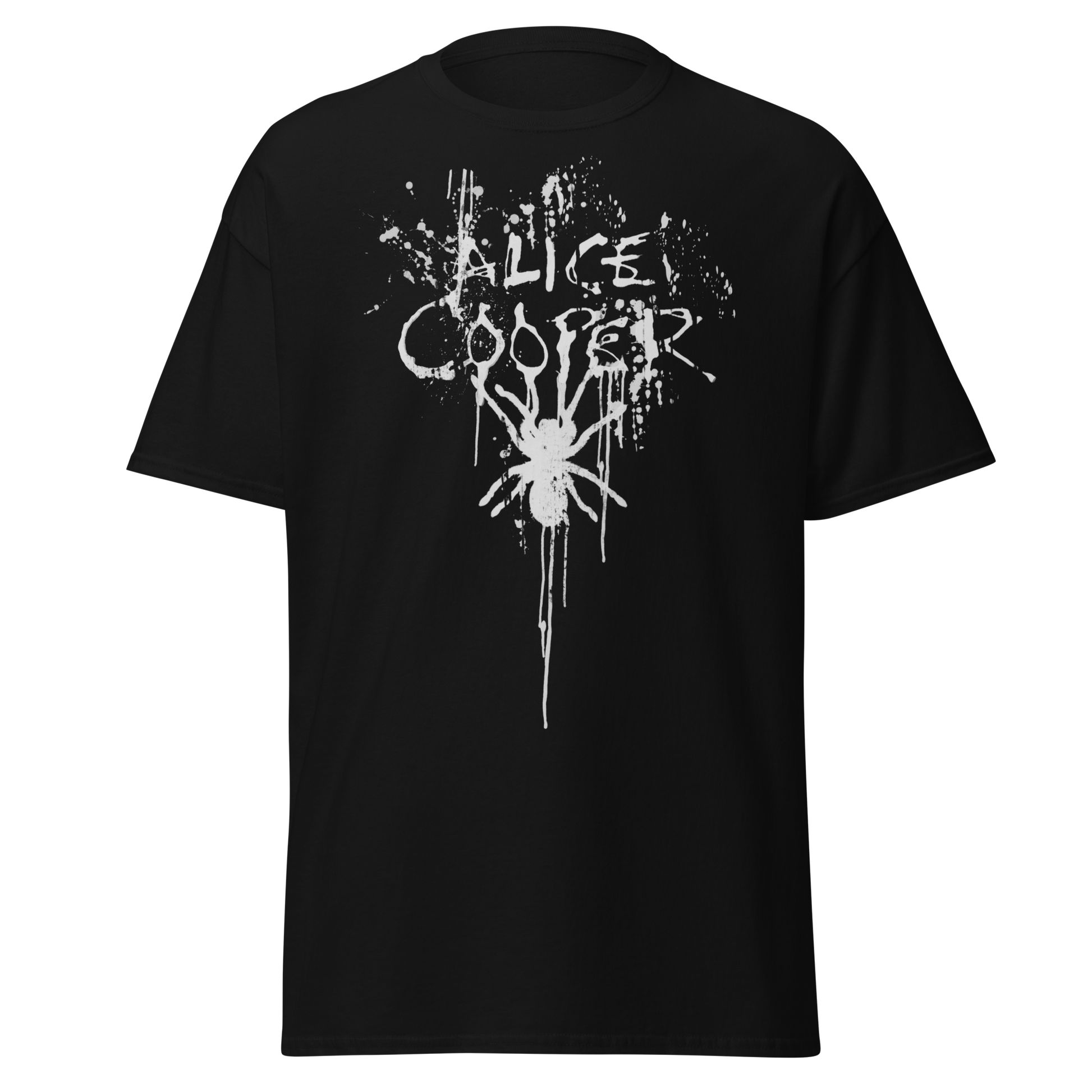Stakes Alice Cooper Spider Drip Jumbo Print T-Shirt [Apparel]