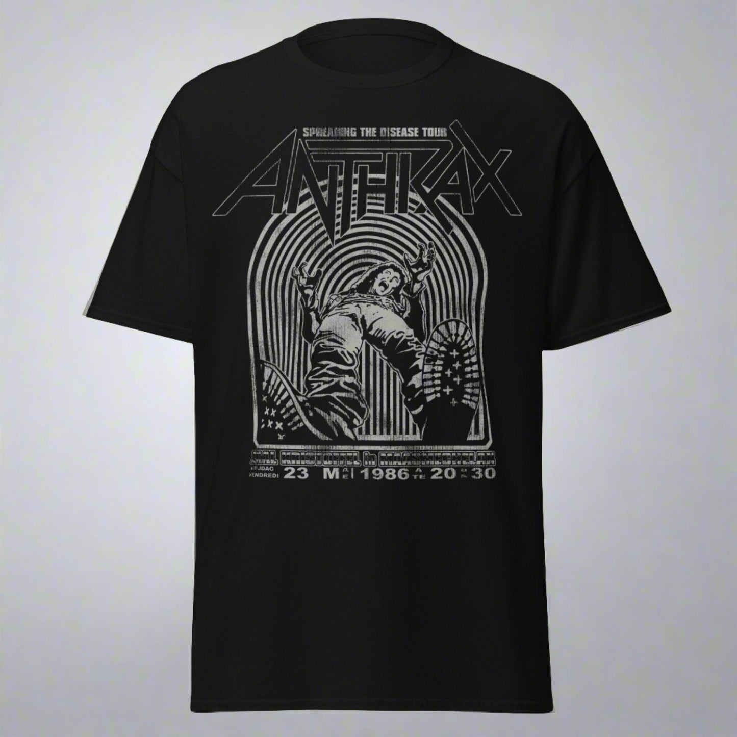 Stakes Anthrax - 1986 Tour Jumbo Print T-Shirt [Apparel]