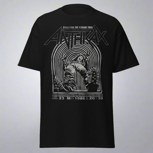 Stakes Anthrax - 1986 Tour Jumbo Print T-Shirt [Apparel]