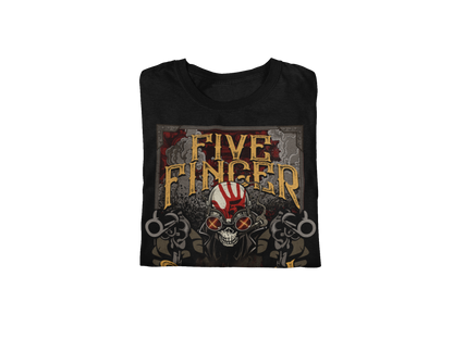 Stakes Five Finger Death Punch Barrels Jumbo Print Mens T Shirt Officially Licensed